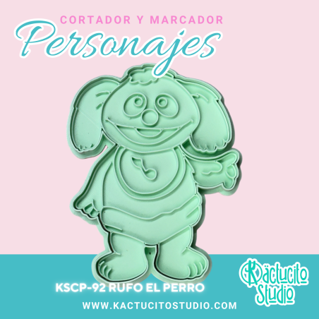 Rufo el perro Cortador | Kactucito Studio