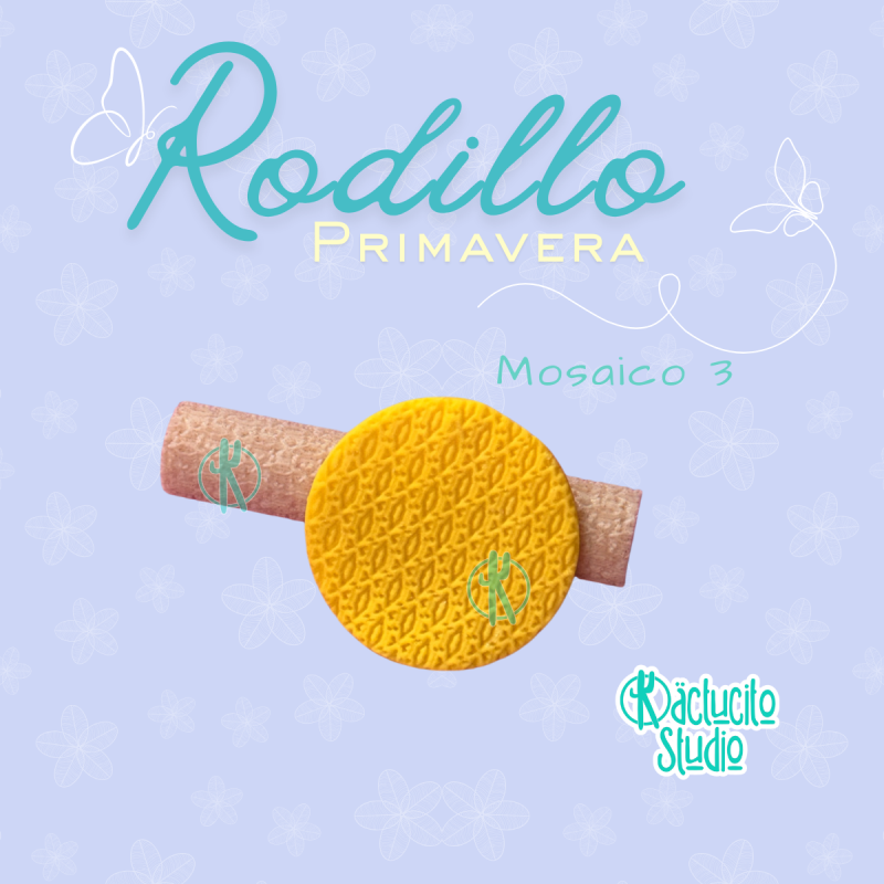 Rodillo Mosaico 3 | Kactucito Studio