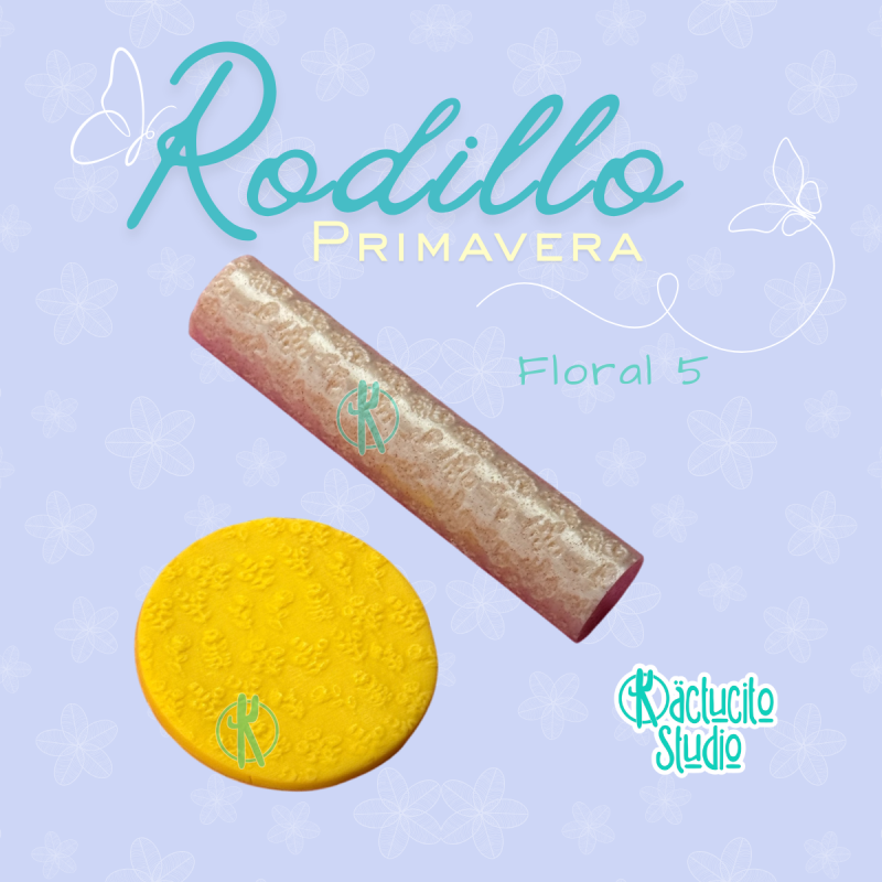 Rodillo Floral 5 | Kactucito Studio