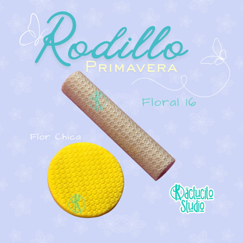 Rodillo Floral 16 | Kactucito Studio