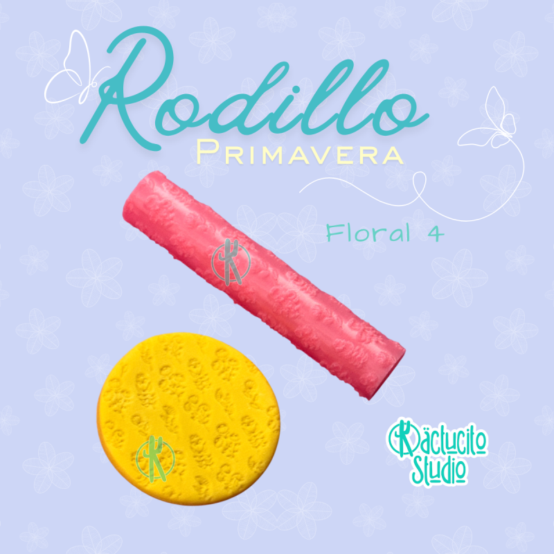 Rodillo Floral 4 | Kactucito Studio