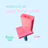 Rodillo de Vaso de Café Pasta flexible o Fondant | Kactucito Studio