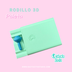 Rodillo 3D Paleta | Kactucito Studio