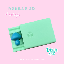 Rodillo 3D Hongo | Kactucito Studio