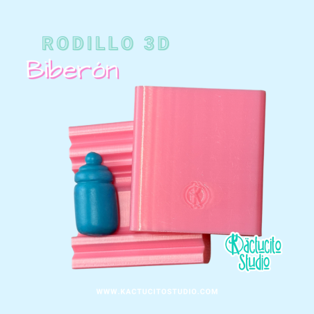 Rodillo 3D Biberón | Kactucito Studio
