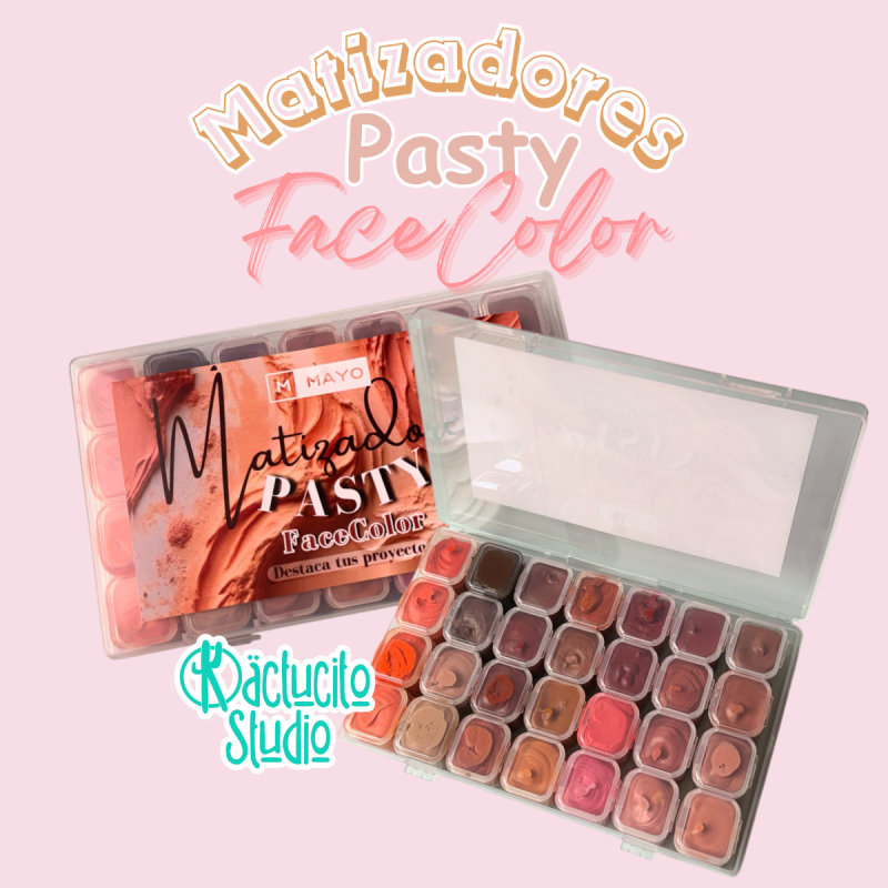 Pastys Facecolor 28 Colores Pintura para Rostros | Kactucito Studio