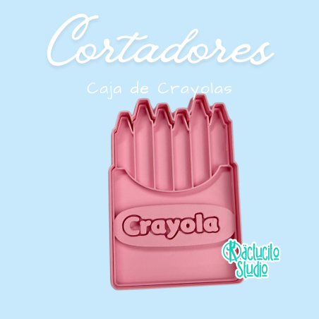 Caja de Crayolas | Kactucito Studio