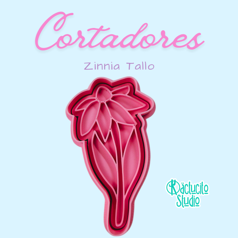 Zinnia Tallo | Kactucito Studio