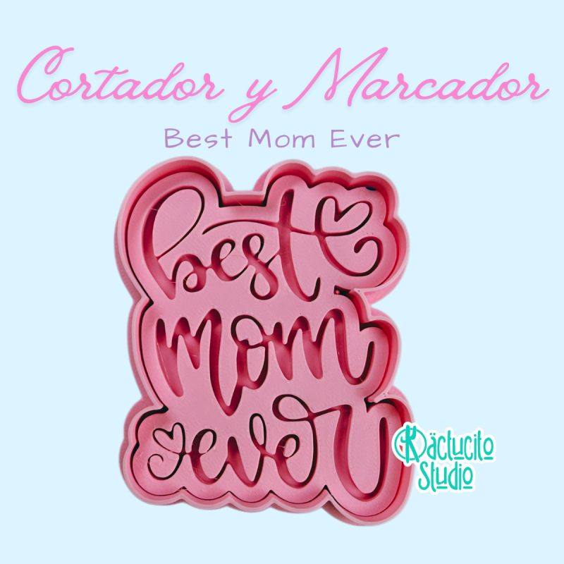 Marcador Best Mom Ever | Kactucito Studio
