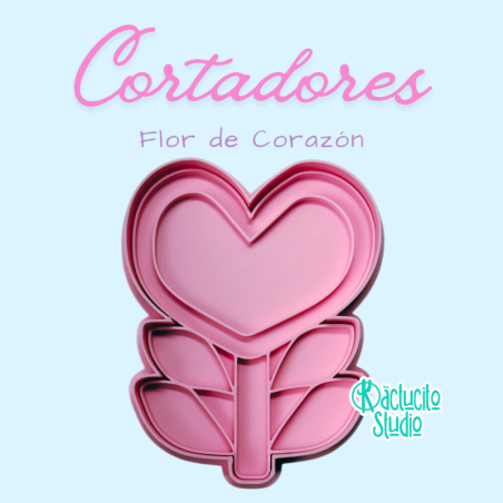 Flor de Corazón | Kactucito Studio