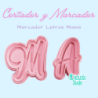 Marcador Letras Mamá | Kactucito Studio