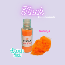 Flock Naranja | Kactucito Studio