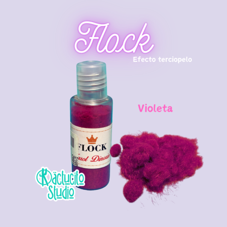 Flock Violeta | Kactucito Studio