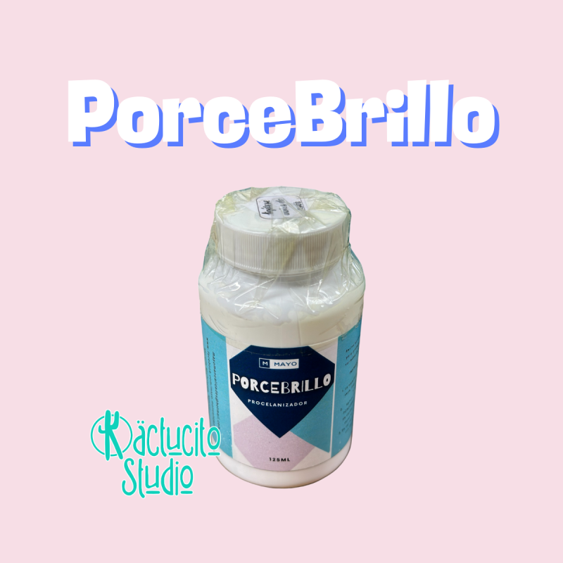 Porcebrillo sellador brillante 125 ml | Kactucito Studio