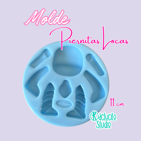 Molde Piernitas Locas | Kactucito Studio