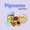 Pigmentos para pasta flexible de color bizcocho para simular panes y galletas