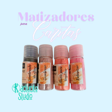 Matizadores de Caritas 4 colores Kit 1 | Kactucito Studio