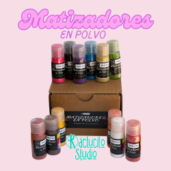 Matizadores mate para modelado en pasta flexible 12 colores