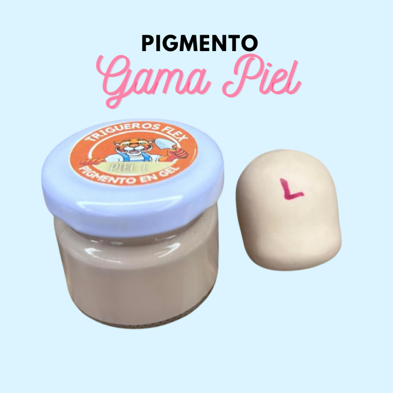 Pigmento L Gama Piel 1 oz (28-30 g) Trigueros Flex | Kactucito Studio