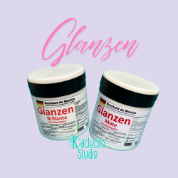 Glanzen Mate acabado protector para pasta flexible | Kactucito Studio