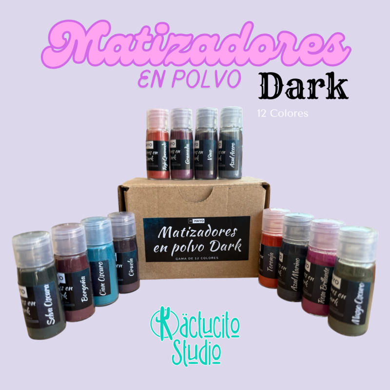 Matizadores Vibrant 12 colores para pasta flexible