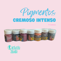 Pigmentos cremosos intensos 7 colores | Kactucito Studio