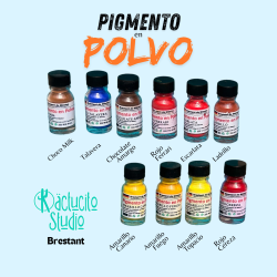 Pigmentos en polvo para pasta flexible Brestant | Kactucito Studio