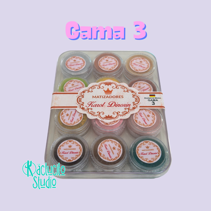 Matizadores Brestant para pasta flexible Gama 3 | Kactucito Studio