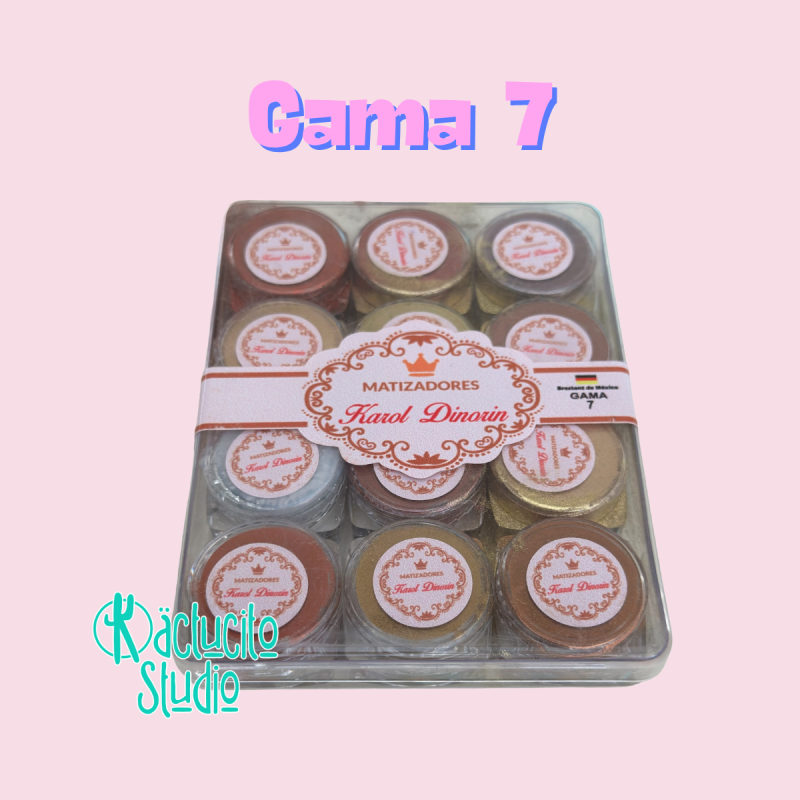 Matizadores Brestant para pasta flexible Gama 7 | Kactucito Studio