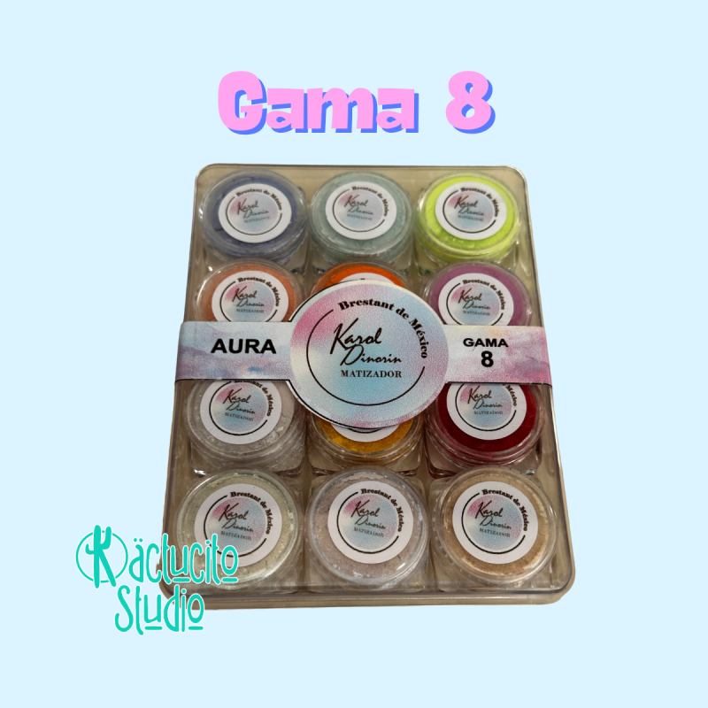 Matizadores Brestant para pasta flexible Gama 8 | Kactucito Studio