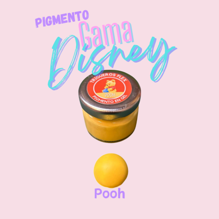 Pigmento para pasta flexible Trigueros Flex Pooh| Kactucito Studio