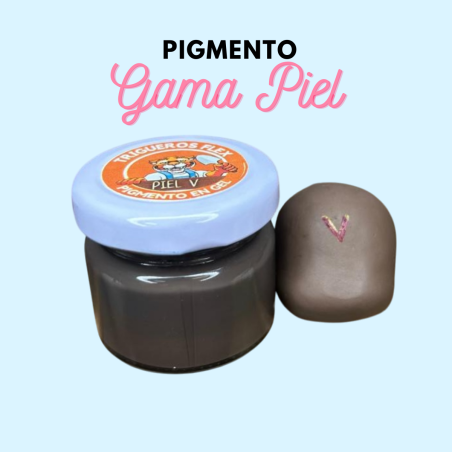Pigmento V Gama Piel 1 oz (28-30 g) Trigueros Flex | Kactucito Studio