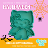 Cortador Hello Kitty Drácula Halloween | Kactucito Studio