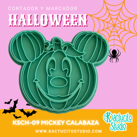 Cortador de Halloween Mickey Calabaza | Kactucito Studio