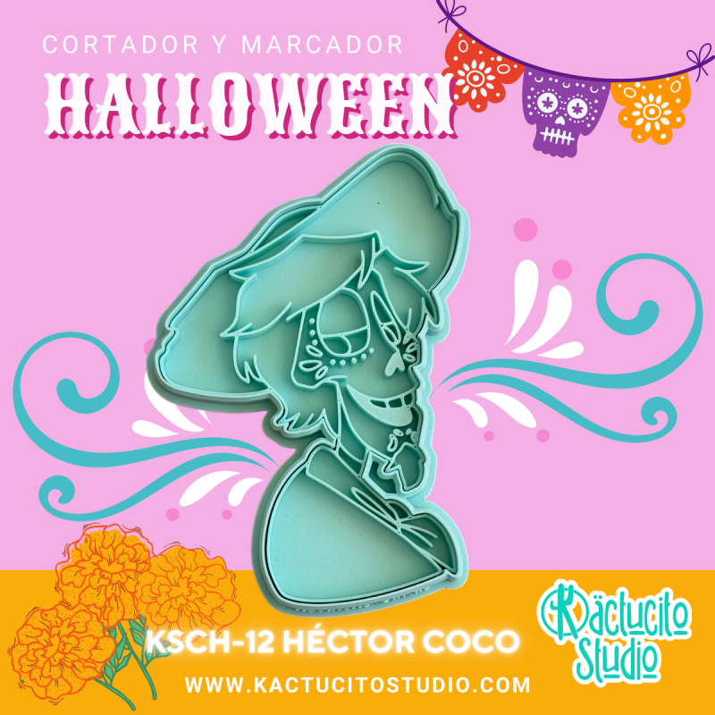 Cortador de Hector la Película Coco Día de Muertos | Kactucito Studio