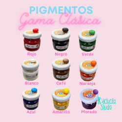 Pigmentos para pasta flexible Trigueros flex | Kactucito Studio