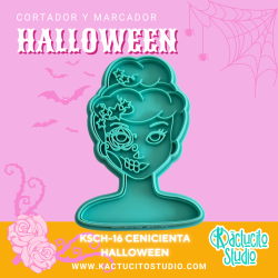 Cortadores Princesa Cenicienta de Disney Halloween | Kactucito Studio