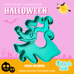 Cortador de Zero el perrito Fantasma | Cortadores de Galletas Halloween