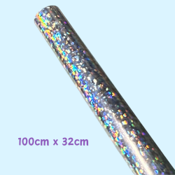 Foil Glitter Plata Brillante para Manualidades | Kactucito Studio