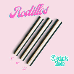Rodillos Metálicos para Pasta (3 Tamaños) | Kactucito Studio