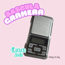 Báscula Gramera Digital Precisión 500g/0.01g | Kactucito Studio