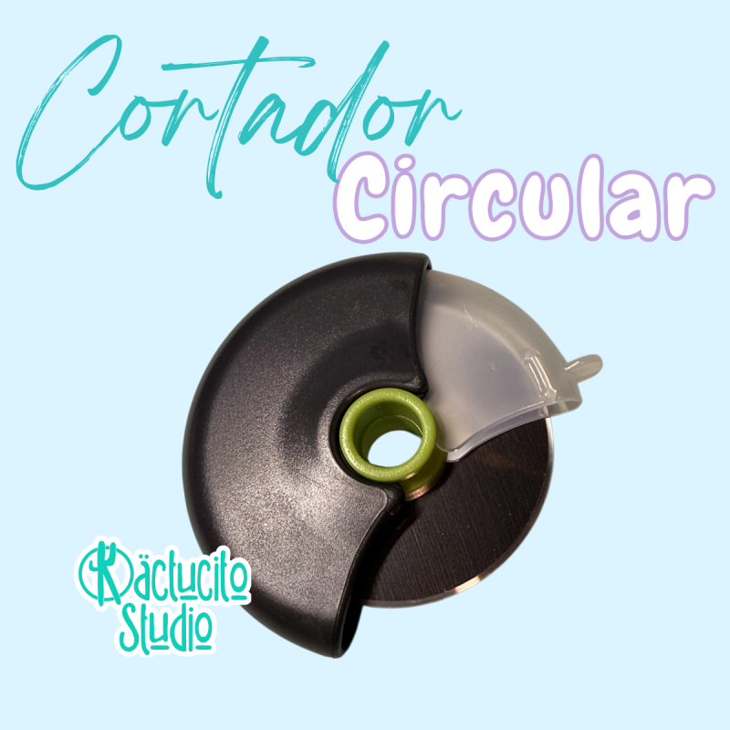 Cortador Circular de Acero para Pasta o Fondant | Kactucito Studio