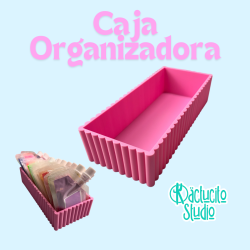 Caja organizadora rectángular| Kactucito Studio