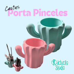 Organizador de pinceles en forma de cactus – Kactucito Studio