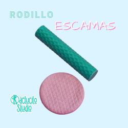 Rodillo texturizador de escamas – Kactucito Studio