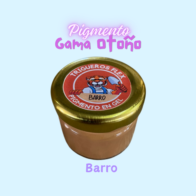 Pigmento Barro Trigueros Flex - Gama Otoño | Kactucito Studio