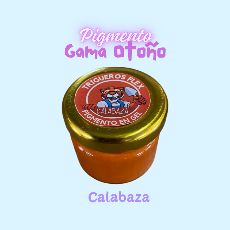 Pigmento Calabaza Trigueros Flex - Gama Otoño | Kactucito Studio