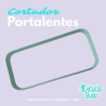 Cortador rectangular puntas redondas portalentes | Kactucito Studio