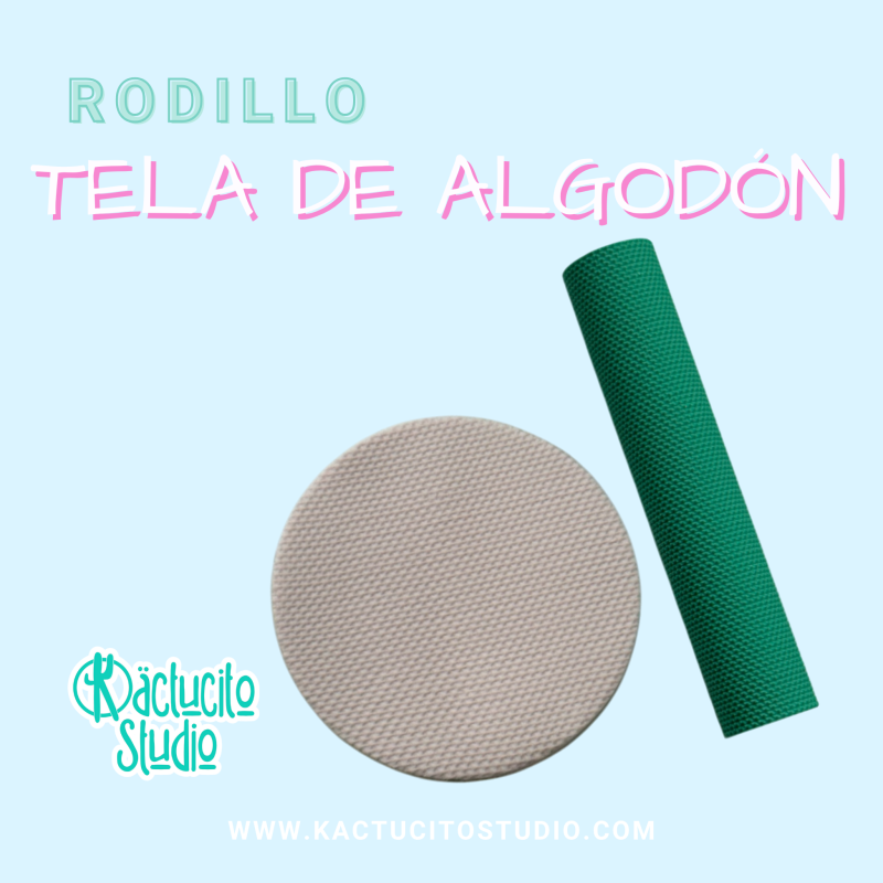 Rodillo tela de algodón | Kactucito Studio