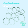 Set de cortadores Ovalos pasta flexible | Kactucito Studio